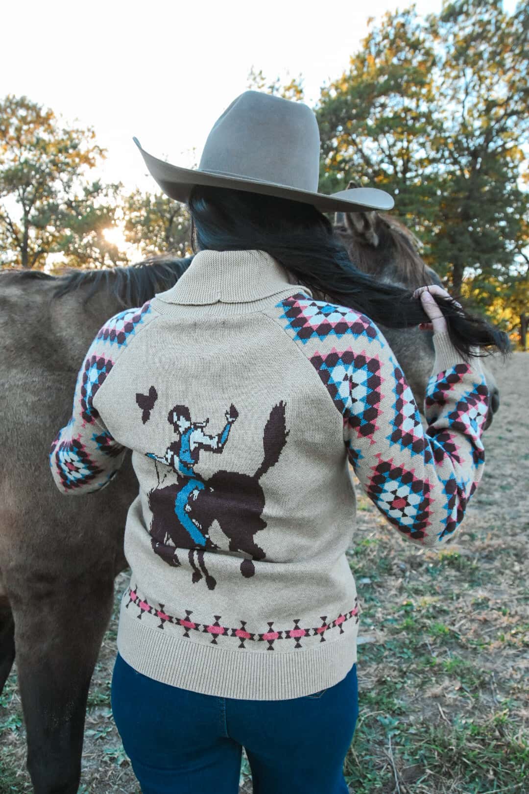 Western Rodeo Cardigan by Tash Polizzi cardigan