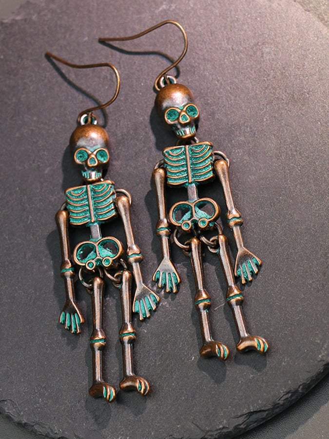 Women's Halloween Skull Skull Earrings