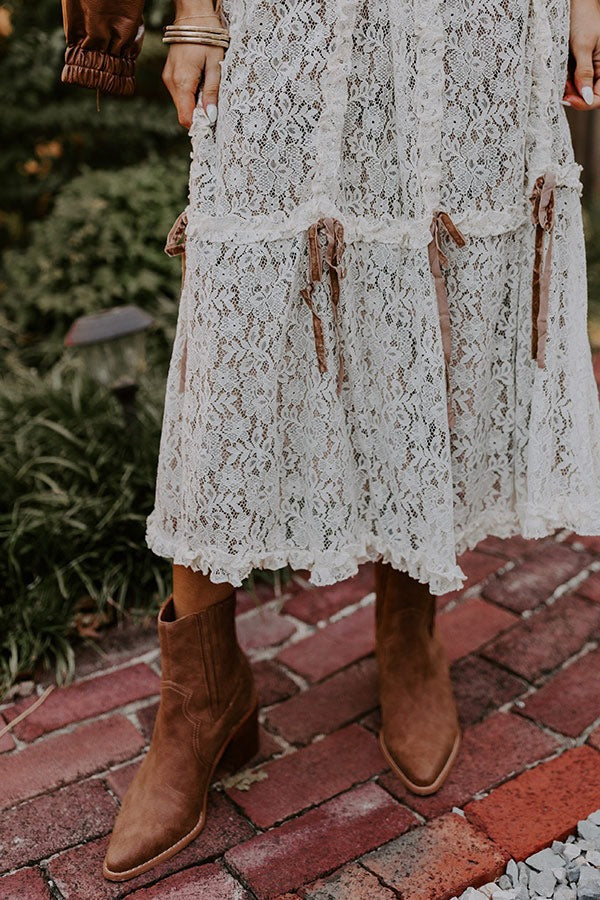 Bohemian Bow Lace Skirt