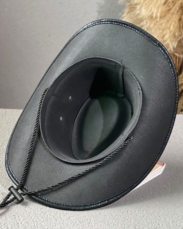 Western Retro Cow Head Leather Hat