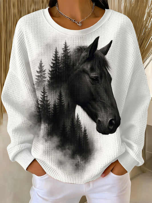 Horse Art Print Hoodie