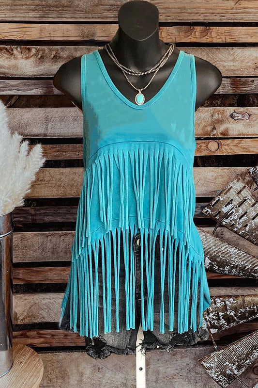 Elegant Fringed Top