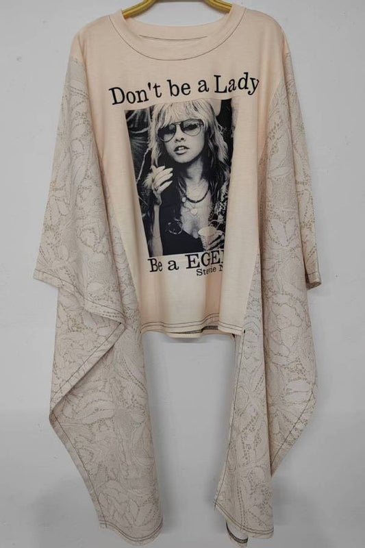 Stevie Legend Lace Sleeve Tee