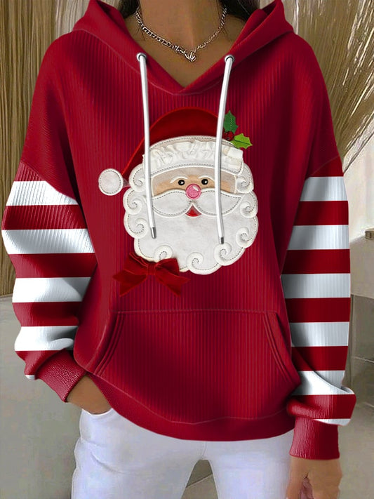 Women's Casual Santa Claus Christmas Hoodie