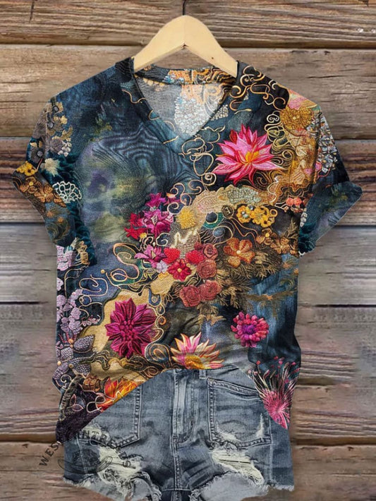 Vintage Art Print T-shirt