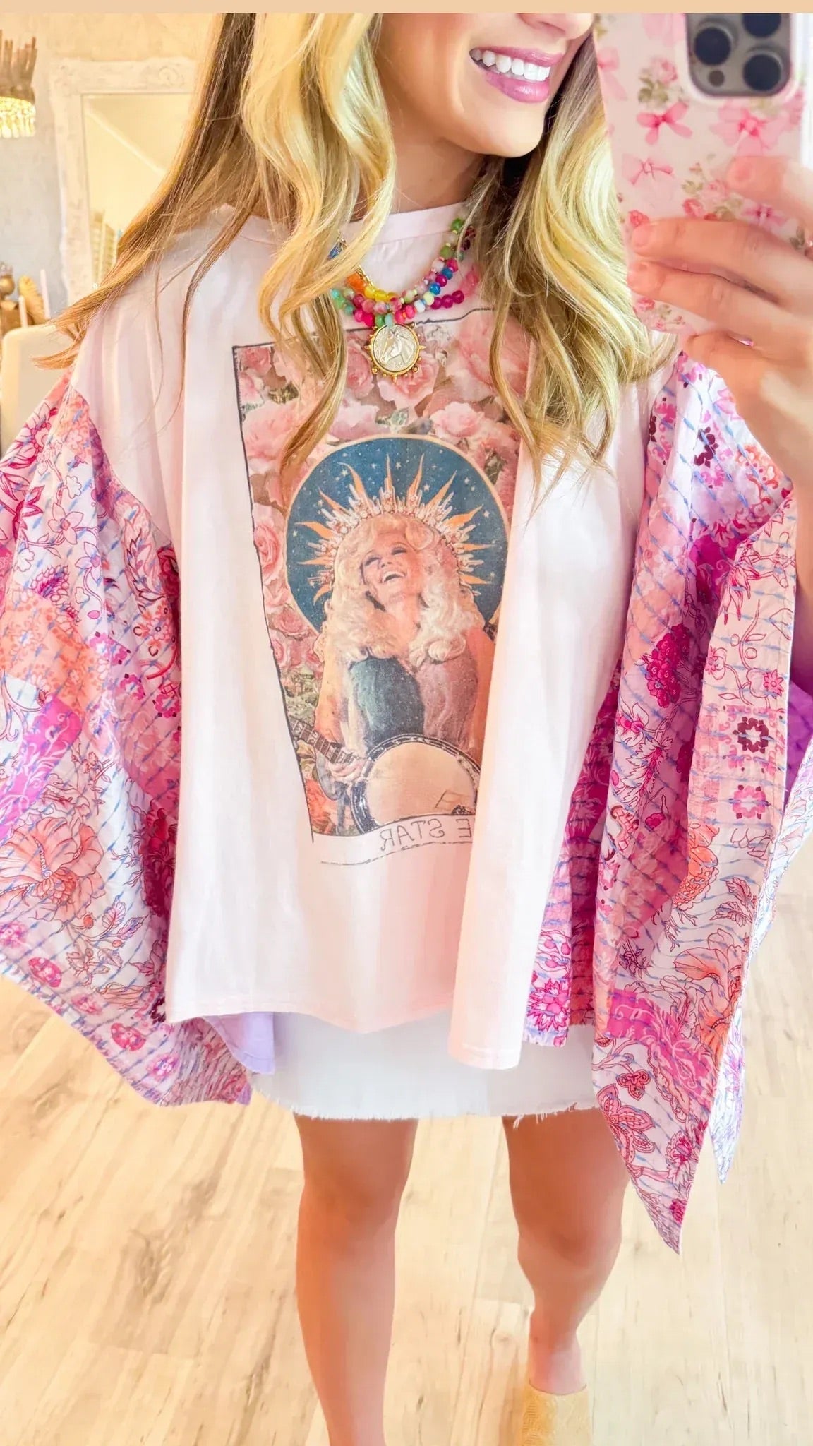 Pink Dolly Print Mix & Match Tee（No Patch）
