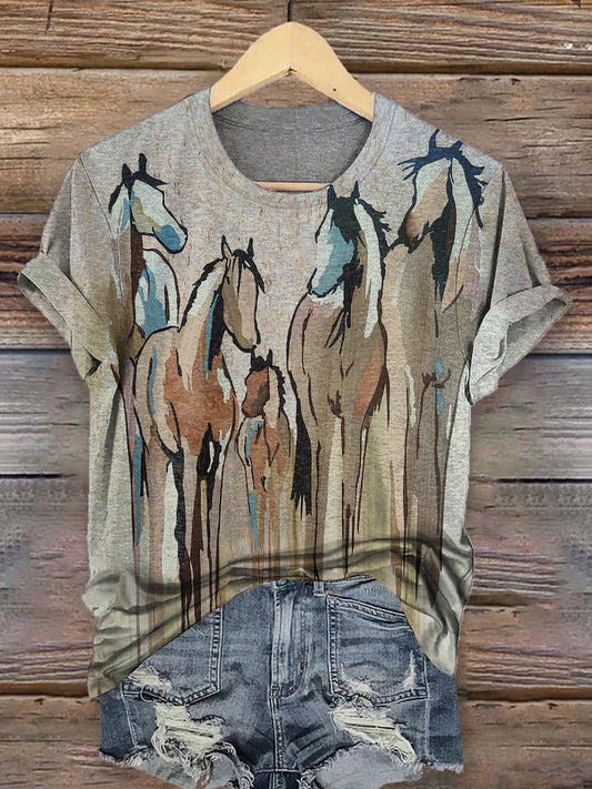 Horse Print T-shirt