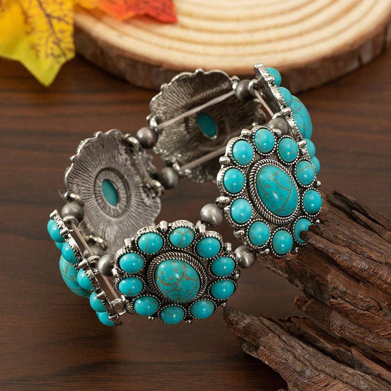 Vintage Ethnic Turquoise Bracelet