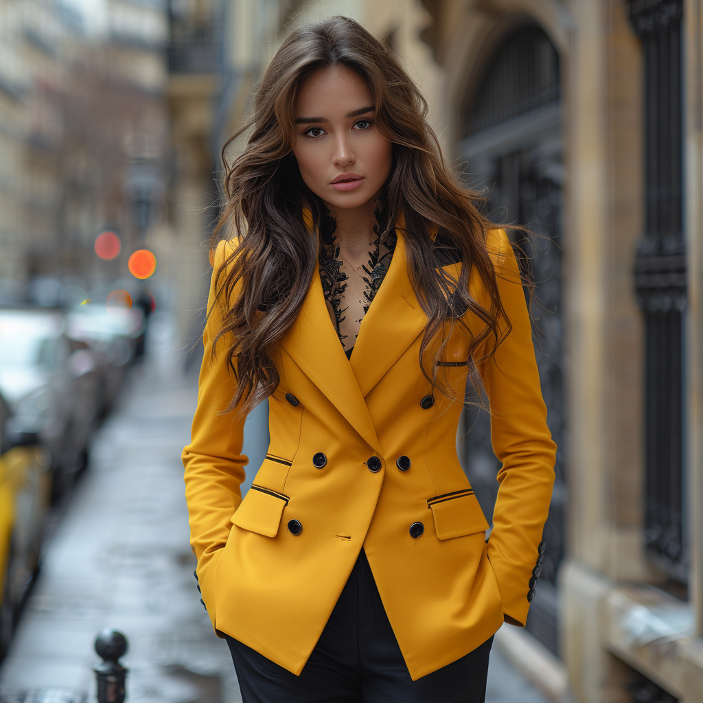 Fashionable And Elegant Women's Blazer Casual Short Jacket