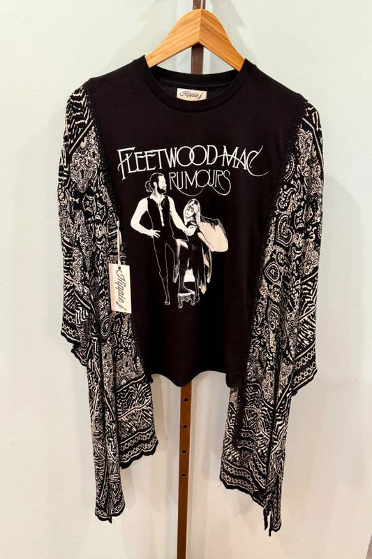 Roper Band Tee Black Fleetwood Mac Rumors