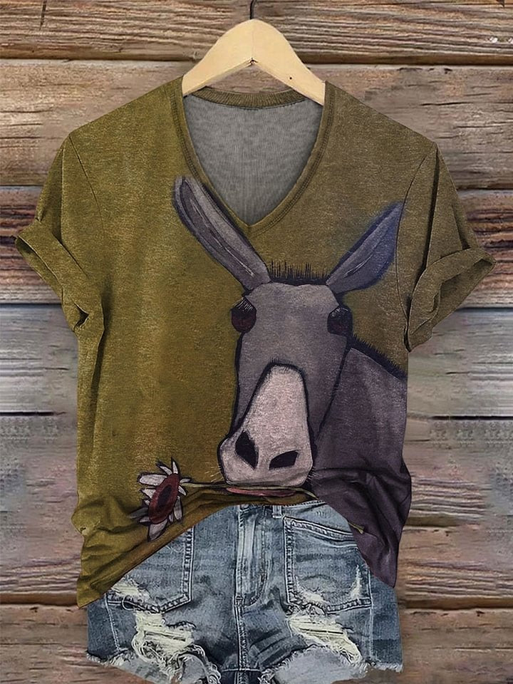 Vintage Art Prints Casual Cotton Sweatshirt