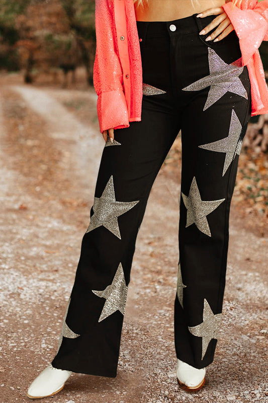 Casual Printed Star Pants