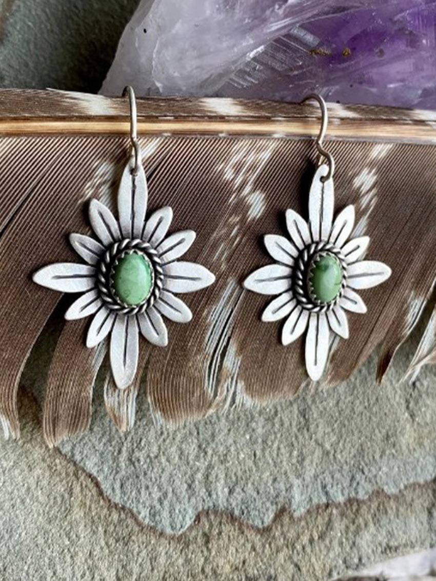 Retro Sunflower Women's Earrings