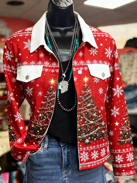 Men'S Vintage Print Jacket