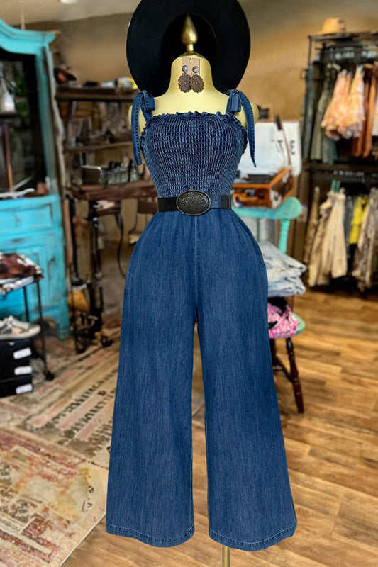 Vintage Smocked Overalls