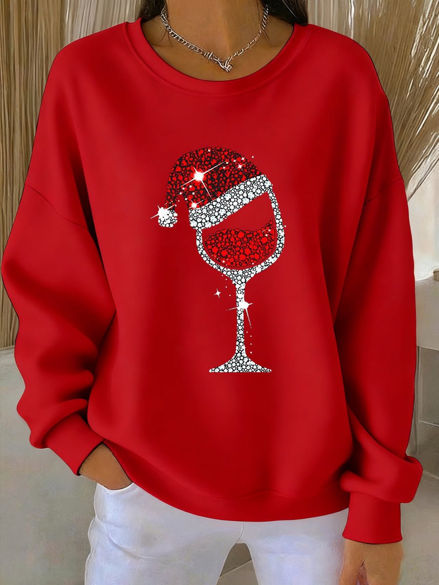 Women's Christmas Print Casual Sweatshirt
