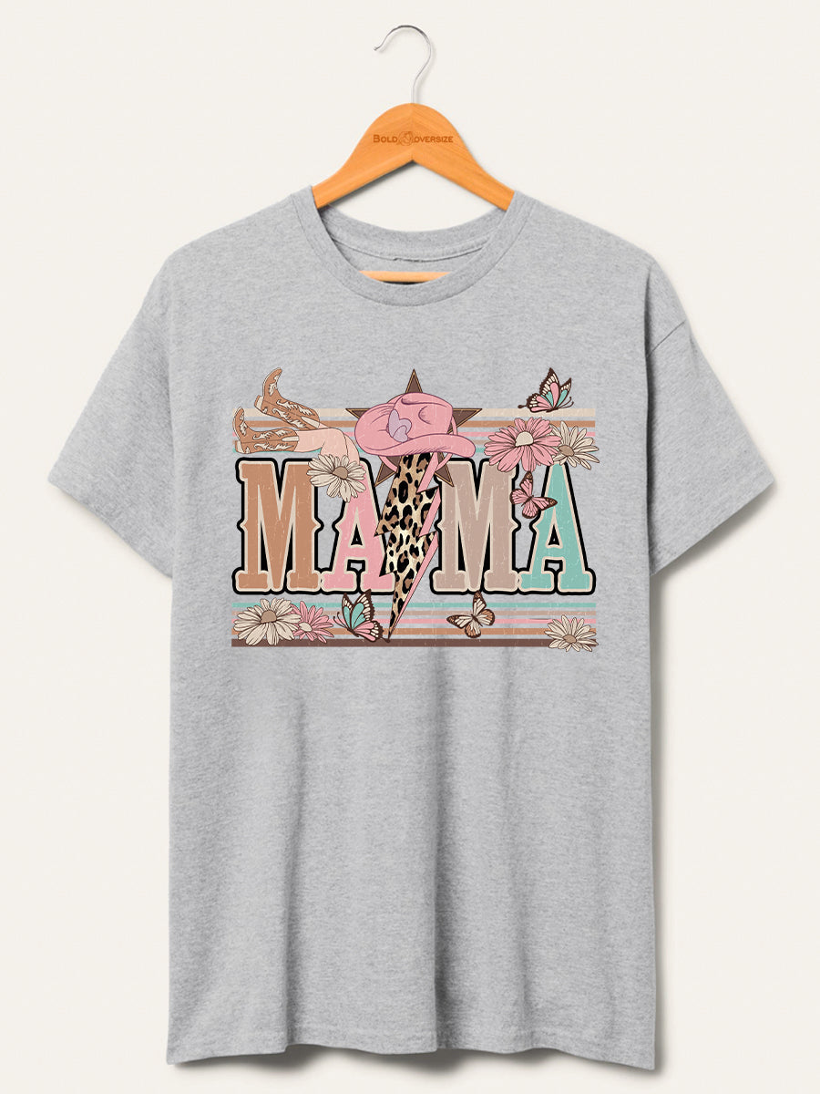 Vintage Cowboy Mama Tee