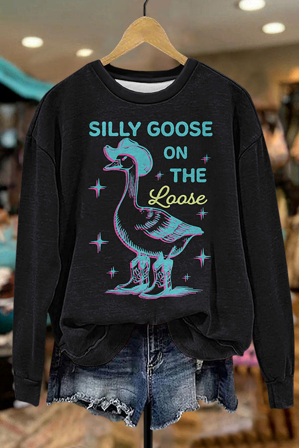 Cowboy Silly Goose Sweatshirt