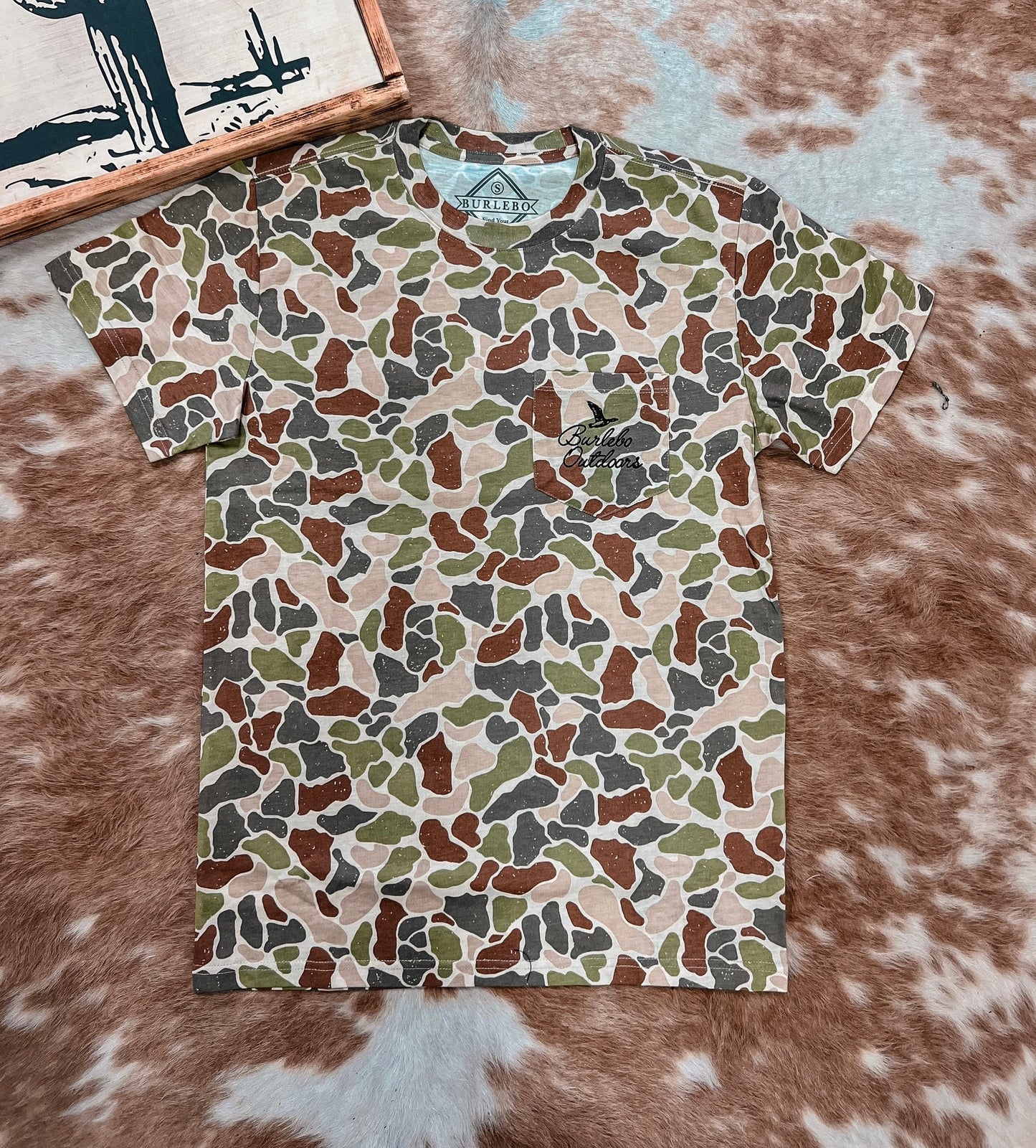 Retro Camo Pocket Tee