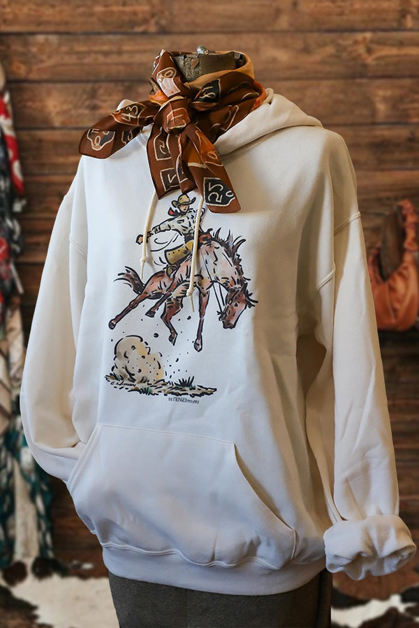 Western Cowboy Pocket Hoodie