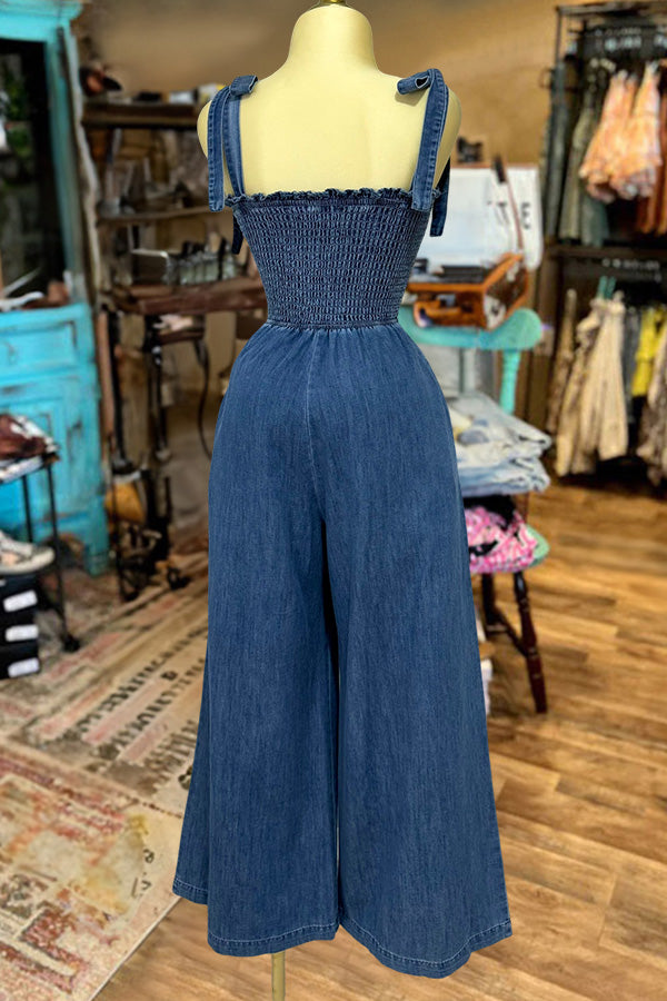 Vintage Smocked Overalls