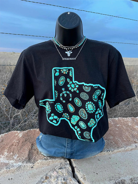 Texas Turquoise Squash Top