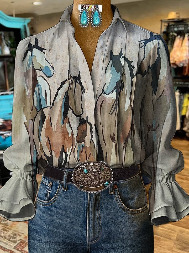 Horse Print T-shirt