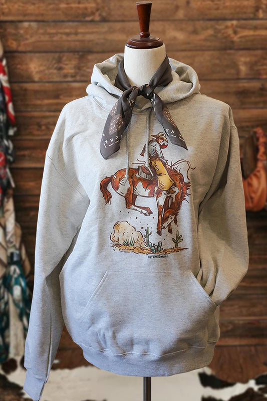 Versatile Cowboy Casual Hoodie