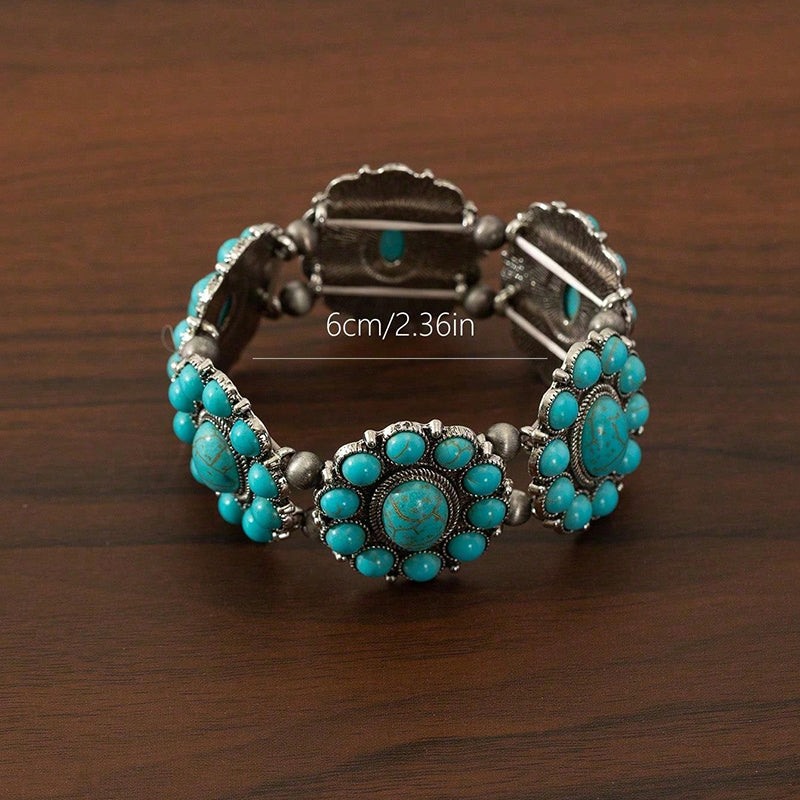 Vintage Ethnic Turquoise Bracelet