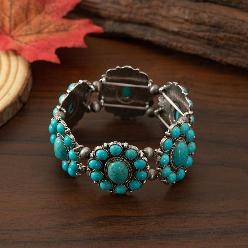 Vintage Ethnic Turquoise Bracelet