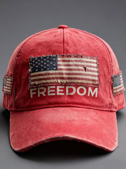 Unisex Freedom Printed Hat
