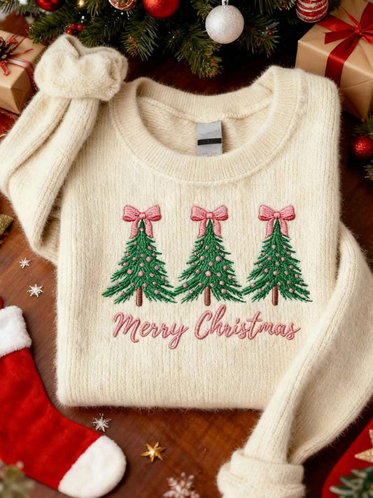 Women's Casual Print Long Sleeve Knit Top