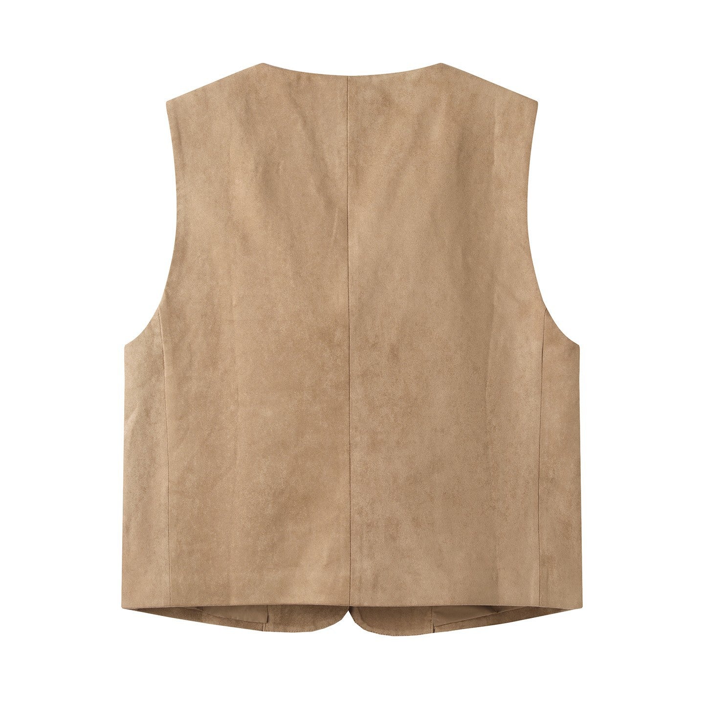 Suede Vest + Embroidered Dress Two-Piece Set | Retro French Style Layering Outfit