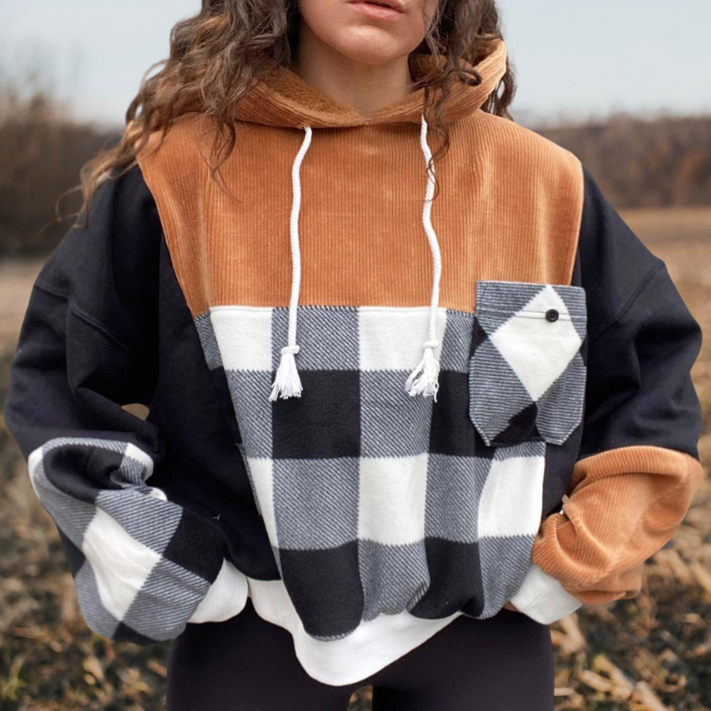 Oversized Pocket Hoodies Pullover