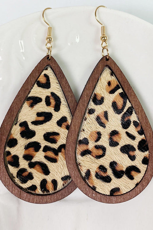 Bohemian Leopard Pattern Earrings