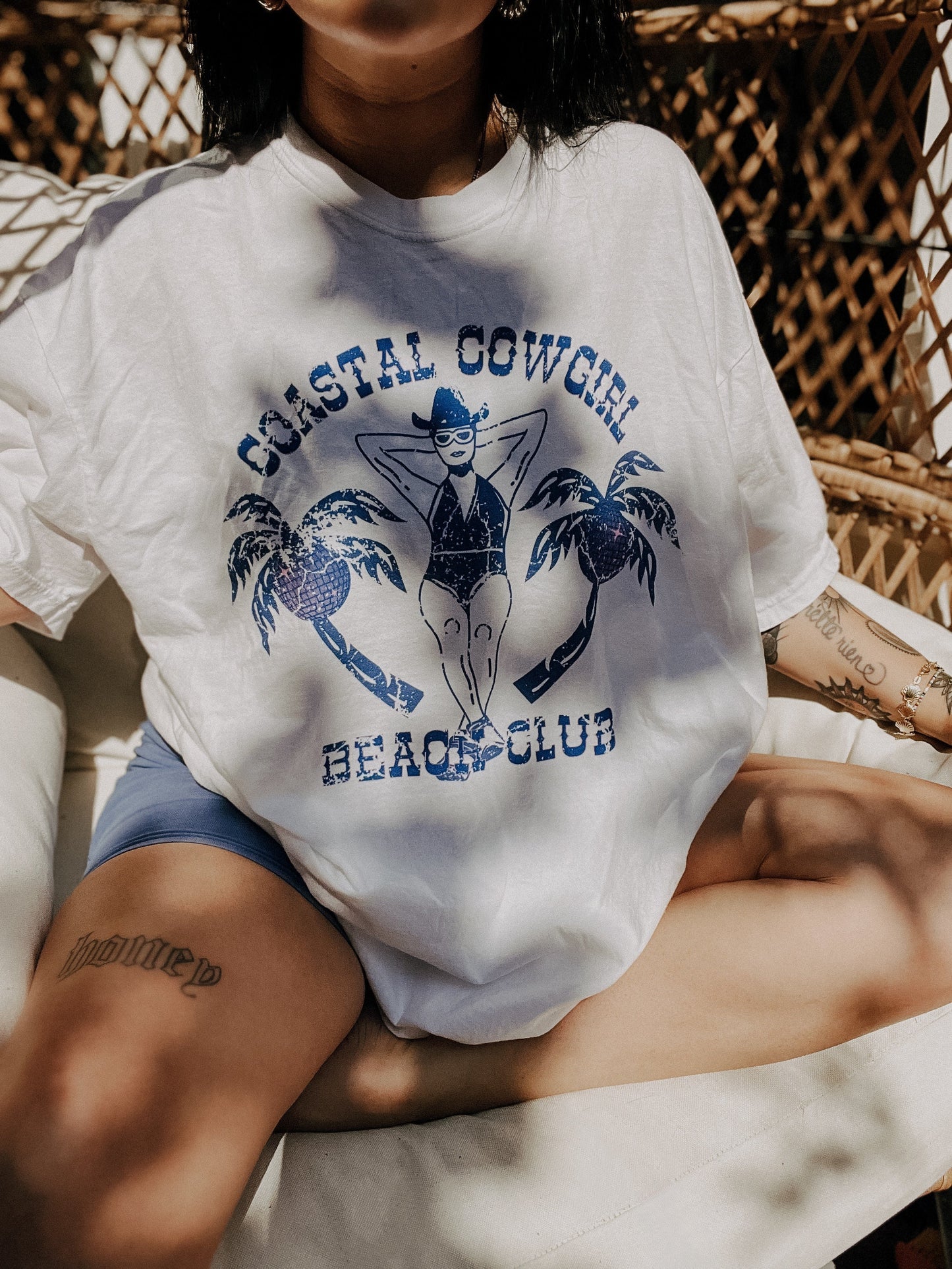 Vintage  Coastal Cowgirl Beach Club T-Shirt