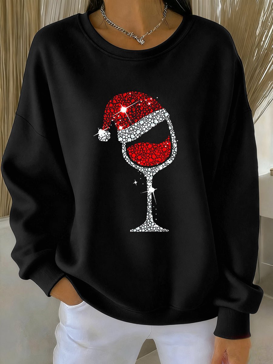 Women's Christmas Print Casual Sweatshirt