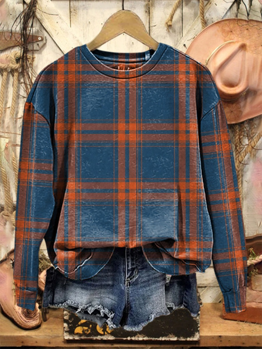 Women's Vintage Art Print Casual Cotton Shirt