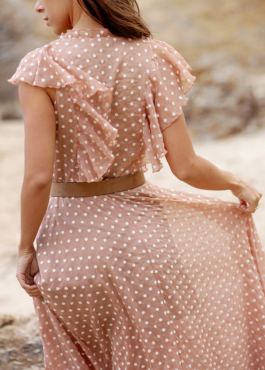 Cass Dress in Warm Sand