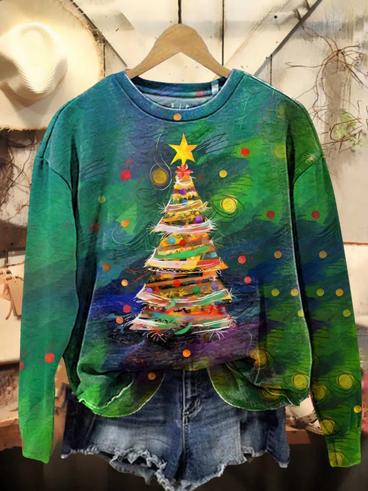 Christmas Tree Casual Sweatshirt