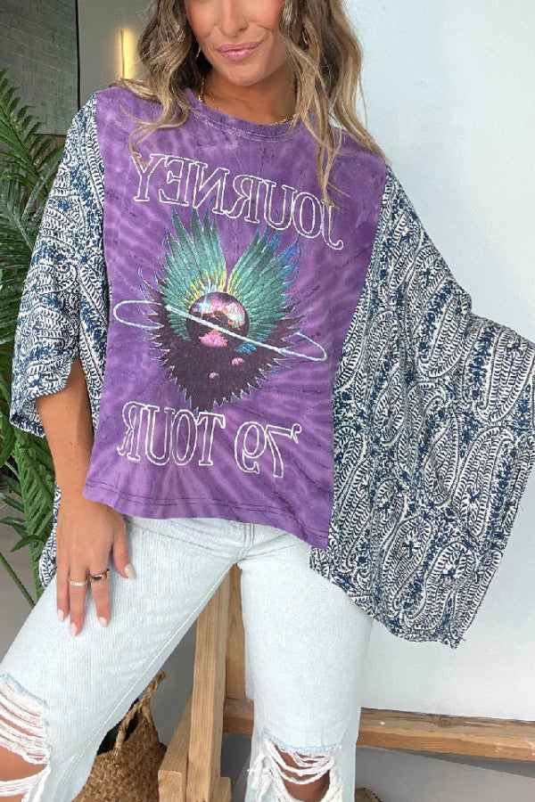 Journey Mix & Match Tee Purple