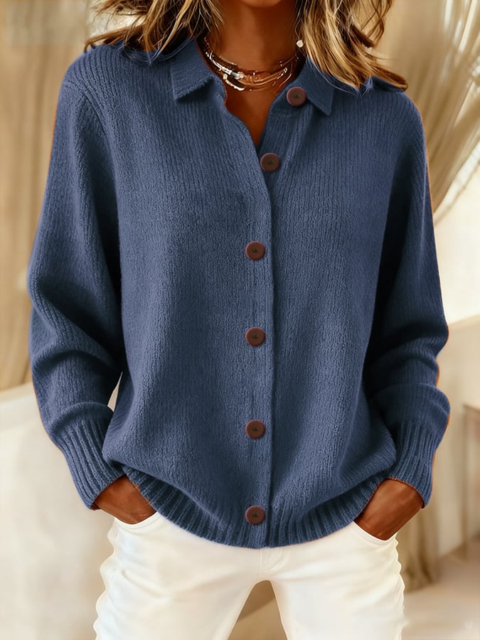 Women's Casual Solid Color Multi-Color  And Winter Cardigan