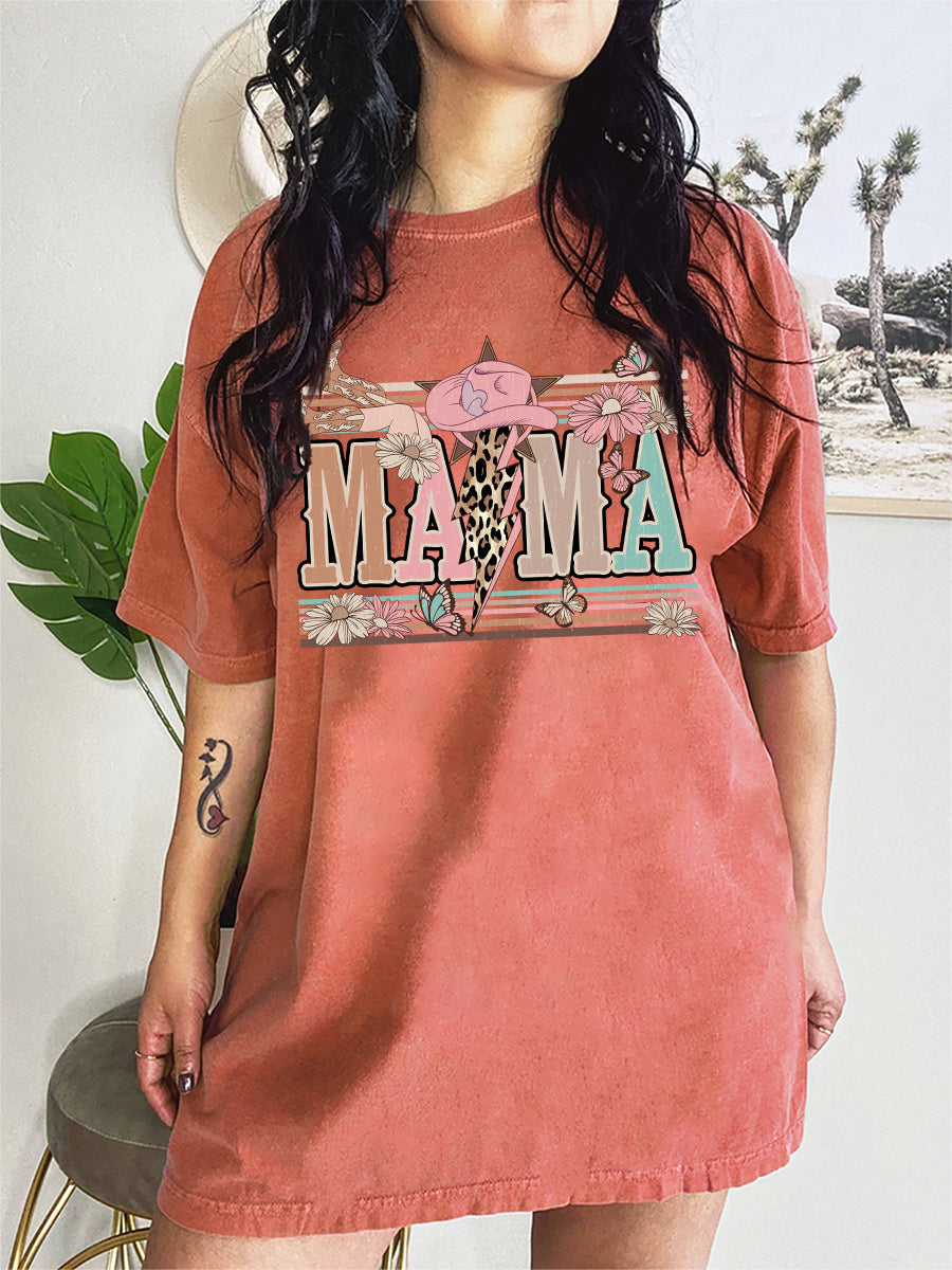 Vintage Cowboy Mama Tee