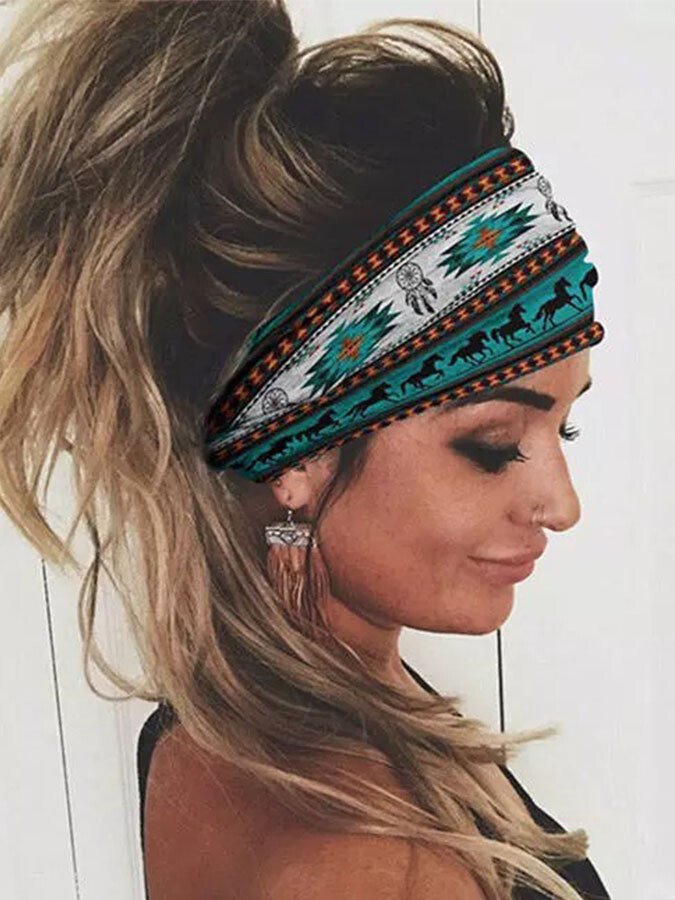 Printed Wide Headband