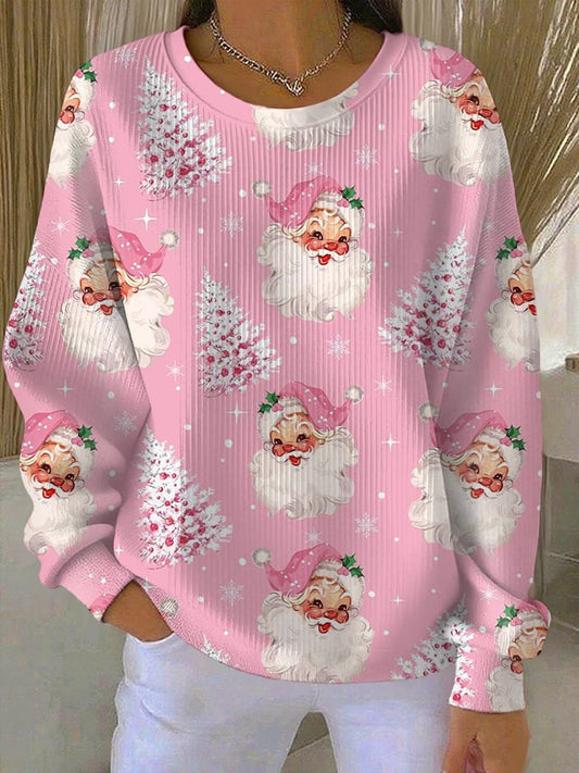Women's Merry Christmas Print Casual Hoodie