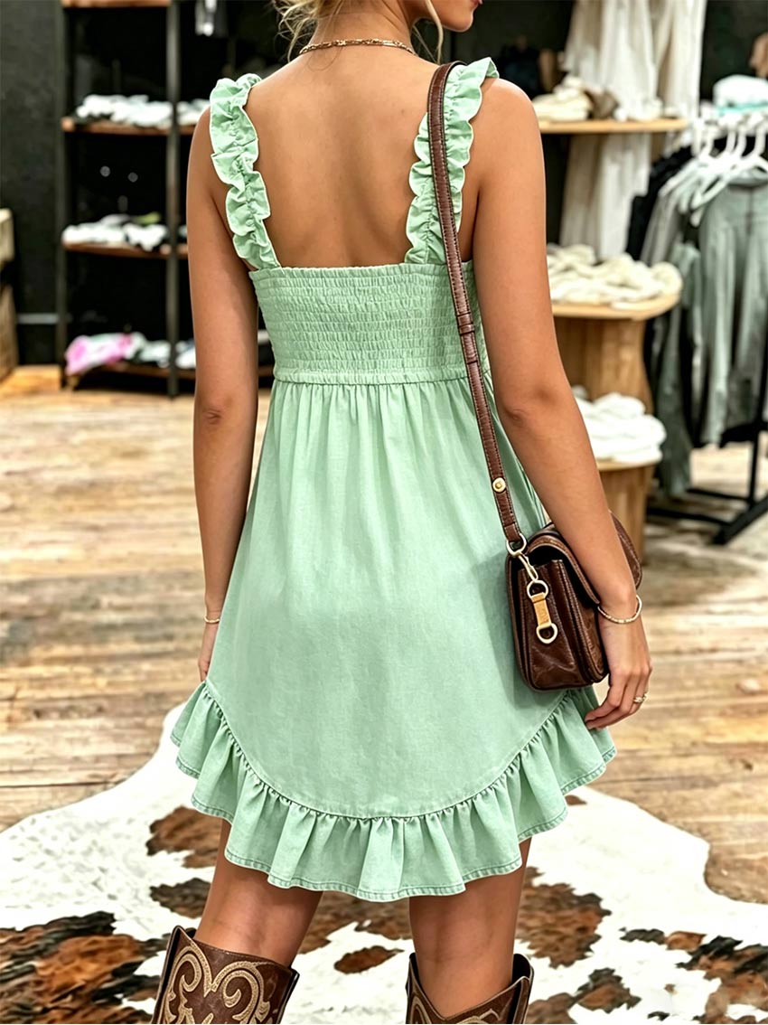 Boho Summer Mini Dress