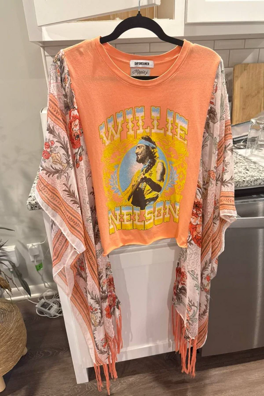 WILLIE NELSON OUTLAW Mix & Match Tassel Tee