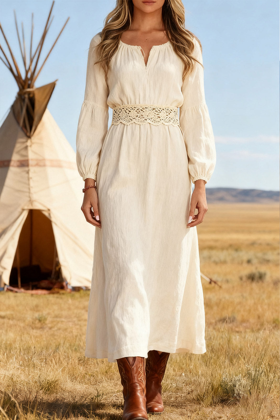 Fashionable Design Casual Long Dress