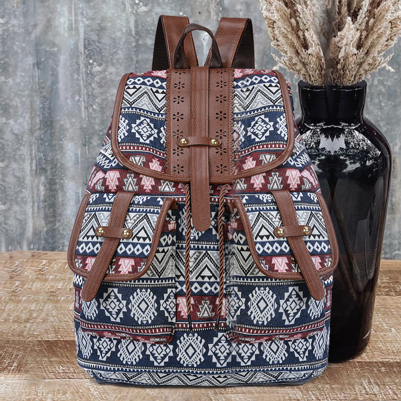 Ethnic Retro Pattern Backpack