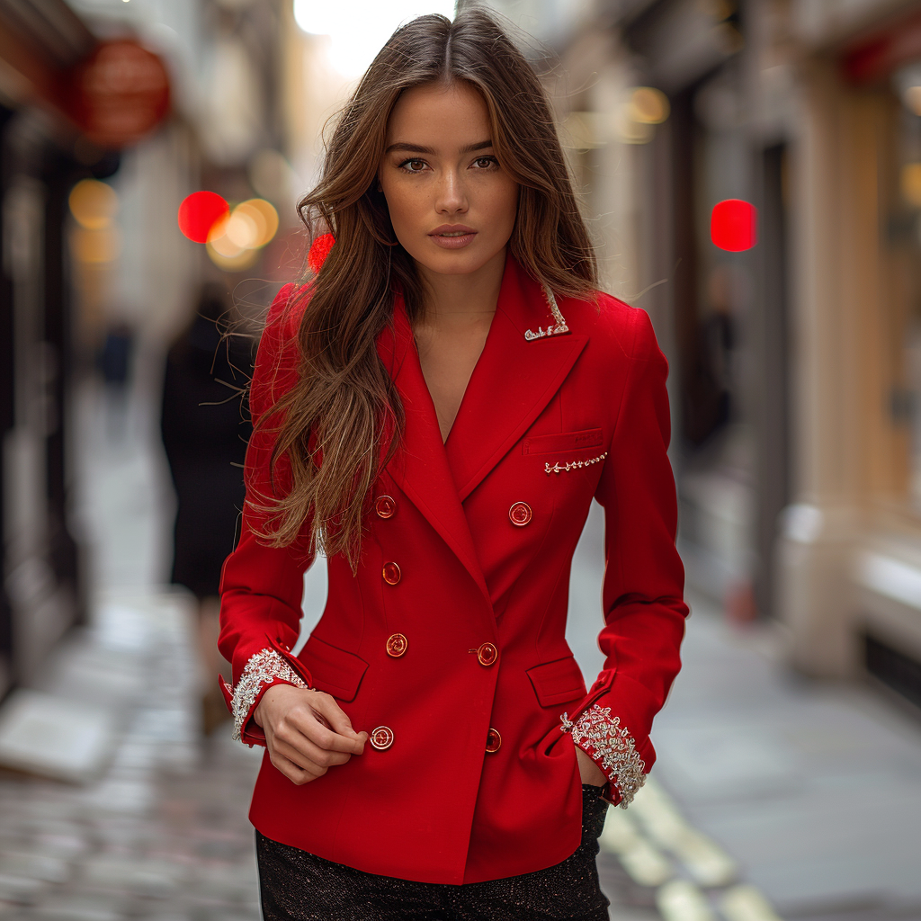 Fashionable And Elegant Women's Blazer Casual Jacket